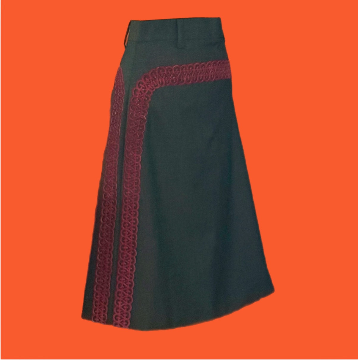 Charra Skirt, Tea Length