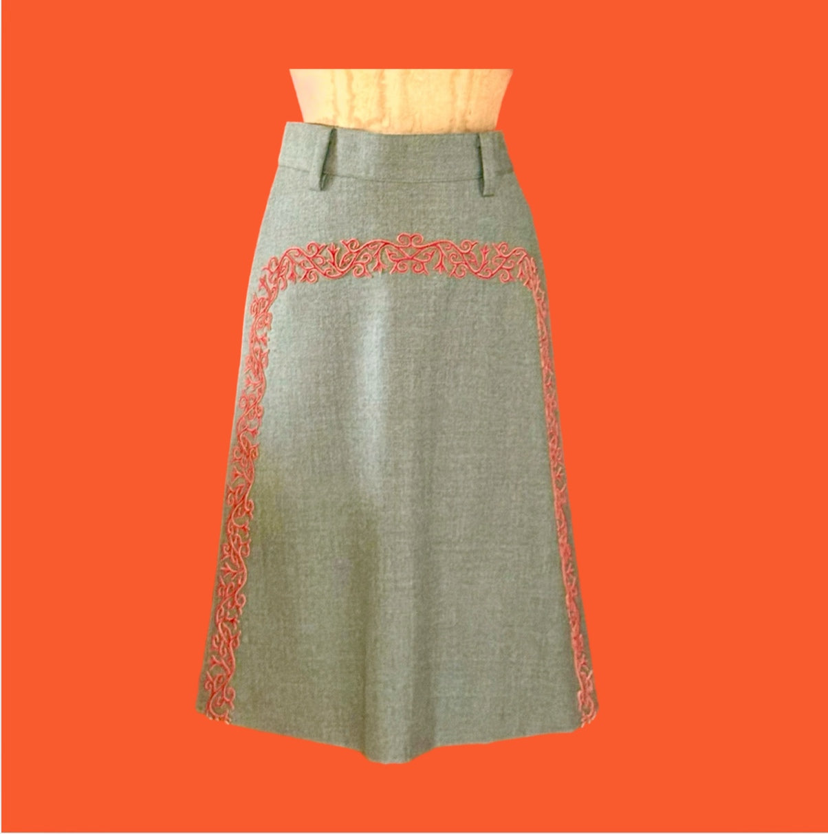 Charra Skirt, Knee Length