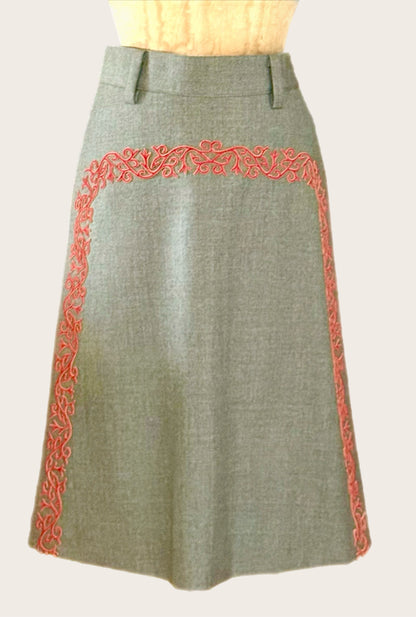 Charra Skirt, Knee Length
